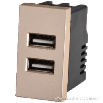 2-Port USB socket 2.1A 5V (110-240V~)